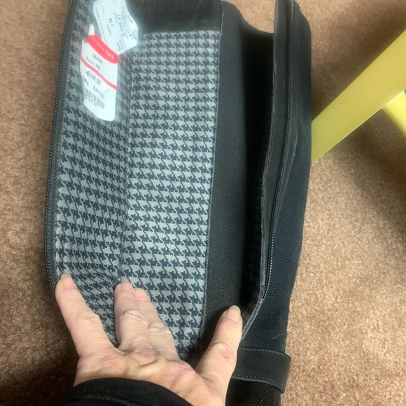 Black Italian Made leather boots size woman’s 4 - Picture 5 of 6